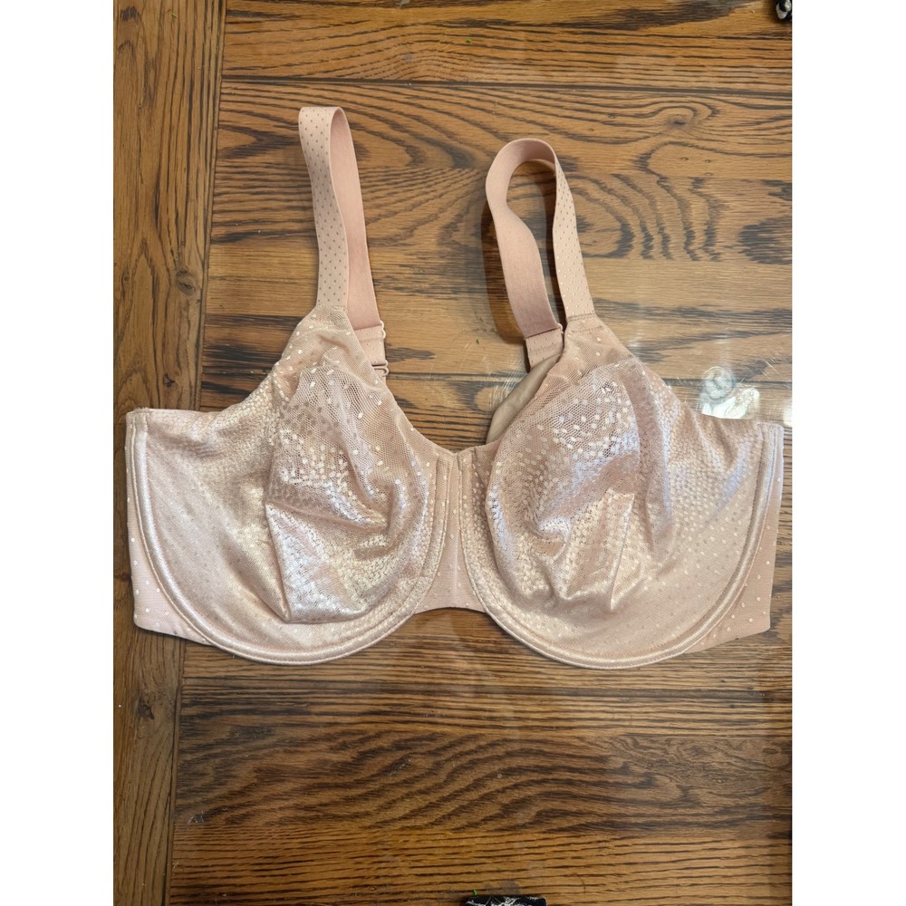 Wacoal Awareness Bra Women 38G Pink Lace Underwire Full Coverage 855303